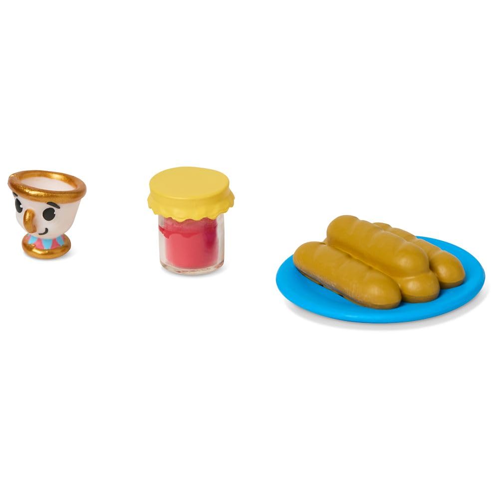 Playset con Bambola Ufficiale Disney Store Principessa Belle La Bella e la Bestia da 5 pollici, Giocattolo per Bambine, Regalo di Compleanno per Bambina di 4 Anni.