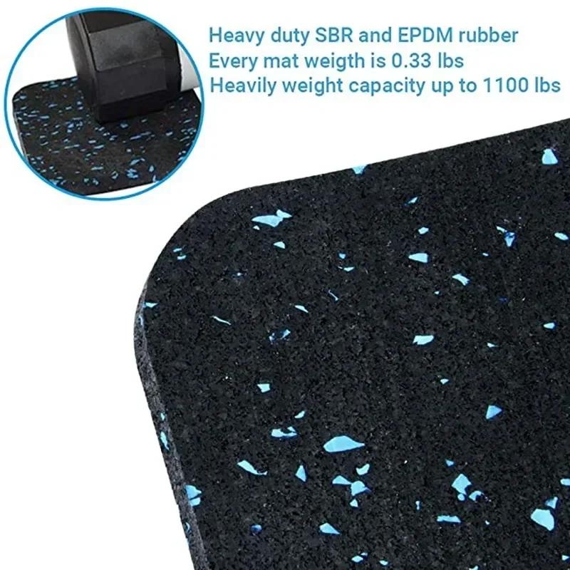 10*10cm Treadmill Mat Pads Exercise Equipment ,Sound Insulation Shock Absorbing Mat, Floor Protection for Treadmill Washer