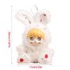 Cute Rabbit Plush Keychain Soft Vinyls Toy With PP Cotton Filling Key Chain For Bags And Car Decors 20cm Height