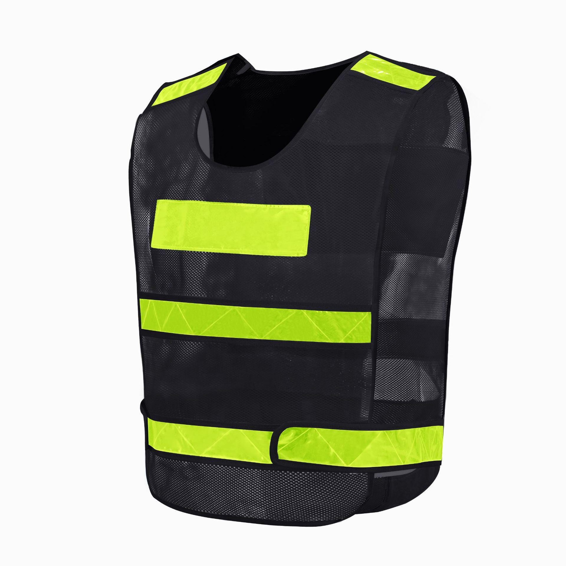 

Флуоресцентный многокарманный защитный жилет для строительства и дорожного движения