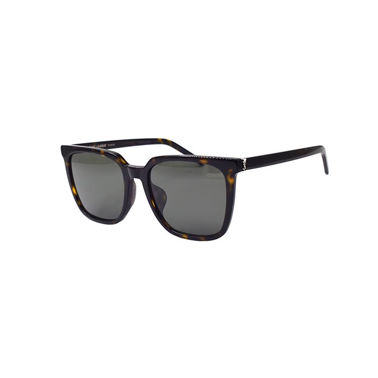 

Saint Laurent Interwoven Letter Mini Hinge Series Square Sunglasses Women sunglasses SLM146/K-002 Basic Packaging-Eyeglass Case