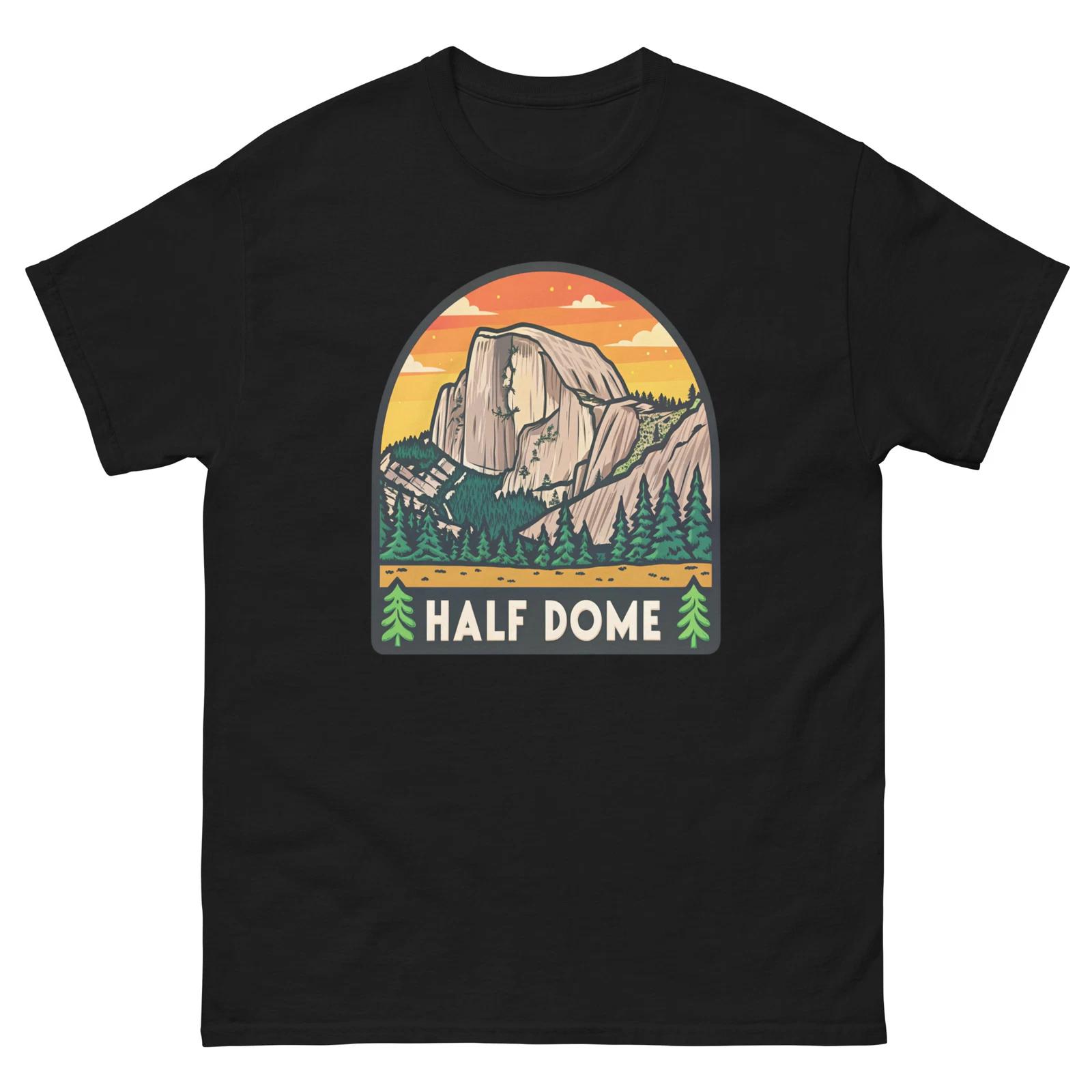 Half Dome Mountain Attraction Landmark Travel T-Shirt S