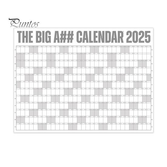 

Календарь сухого стирания 2025 года, большой годовой планировщик для стены, 47 X 35 , горизонтальный макет, стираемый календарь для класса, офиса, дома