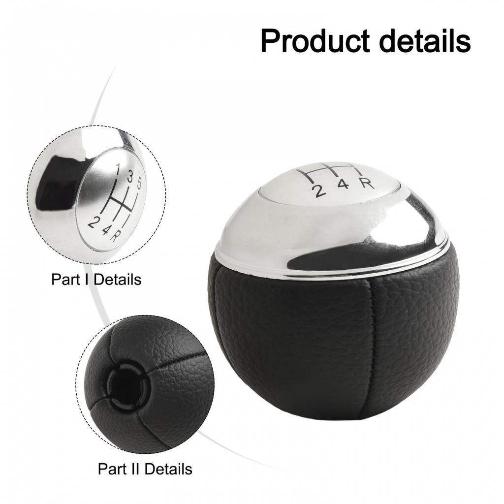 Manual Shift Knob Shift Lever Knob Imitation Leather Texture