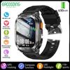 SACOSDING GPS Tracker Smart Watch IP68 Waterproof 2.01-inch HD Display Compass 630mAh Battery Heart Rate BT Call Outdoor Sport Smart Watch