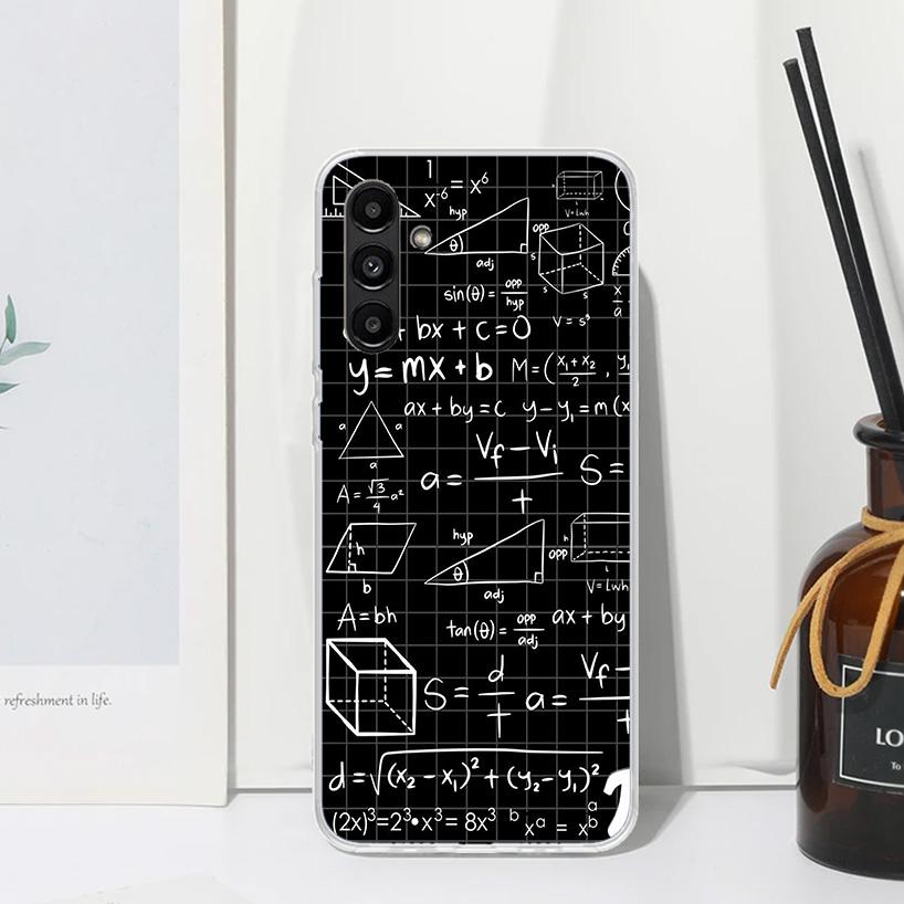 Physics Chemical Mathematics Phone Case For Samsung Galaxy A17 A37 A57 A16 A26 A36 A56 A15 A25 A35 A55 A14 A24 A34 A54 A13 A23 A