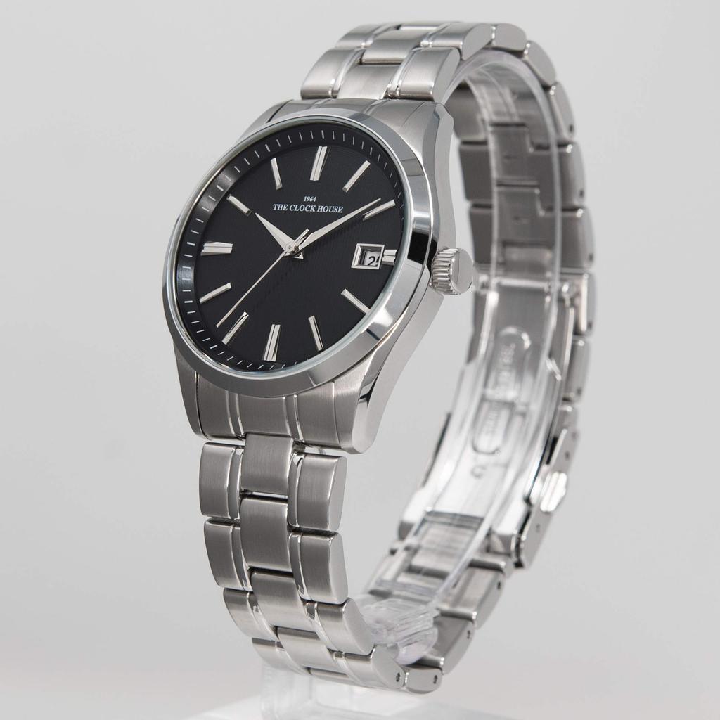 Clock THE CLOCK HOUSE Watch Business Formal Solar [The House] Men's MBF1006-BK1A