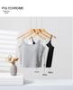 Women's Spring Camisole Vest with Beautiful Back Design, Integrated Bra, and Chest Pads - 2025 Style Slim Top