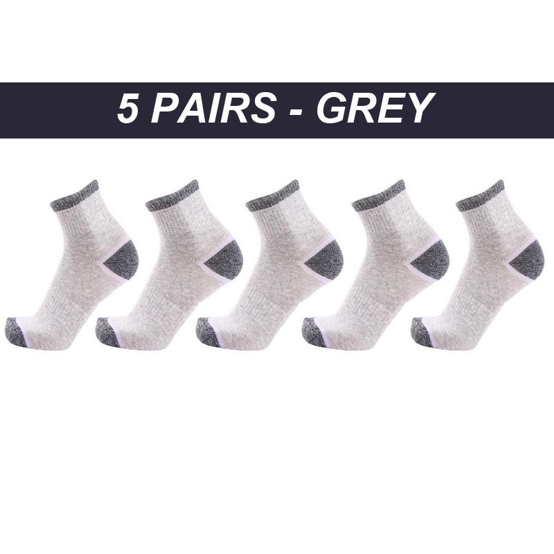 Chaussettes de sport en coton à séchage rapide pour hommes, 5 paires, chaussettes de sport, respirantes, thermiques, de Trekking, nouvelle collection automne hiver, EU38-45