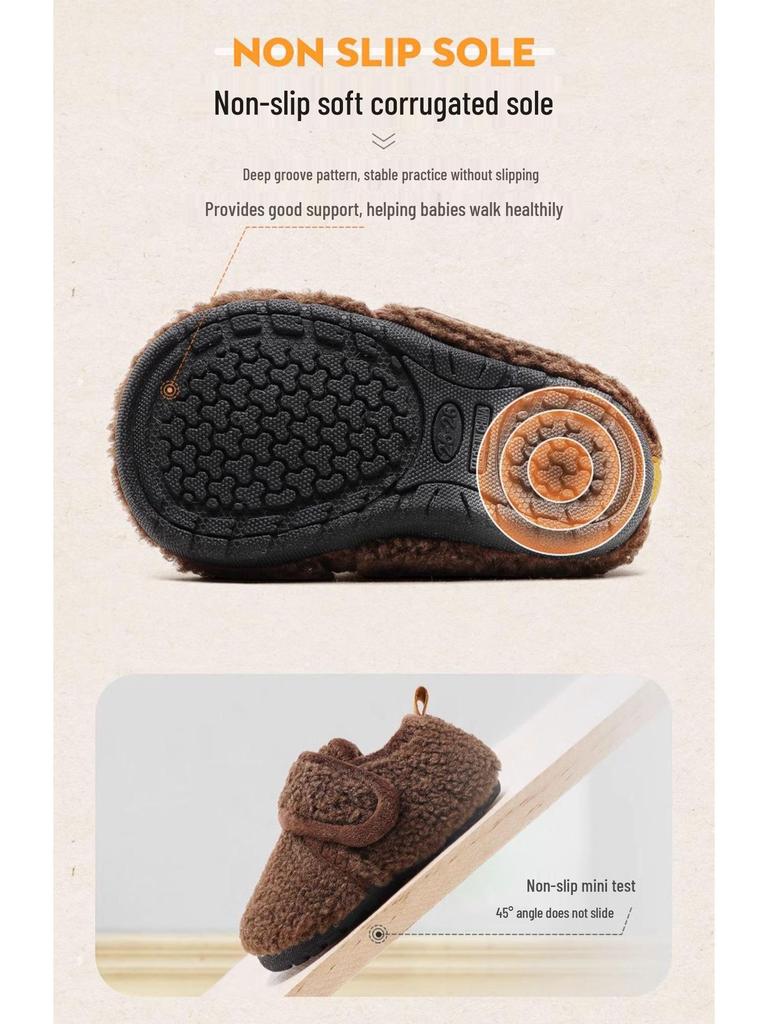 Children's Cotton Slippers Winter 2025: Boys & Girls Indoor Shoes for Kids