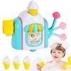 Ice Cream Bath Toys Kids Foam Machine Water Play Toy Ice Cream Maker Bubble Foam Play Machine Powerful Suction Delicate Supplies