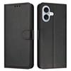 For iPhone 17 Case Stand Wallet Leather Phone Cover with Strap