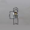Open End Wheel Lug Nut Lock  M12*1.25,M12*1.5,14*1.5 Wheel Locking Lug Nuts Open End Bulge Acorn Chrome