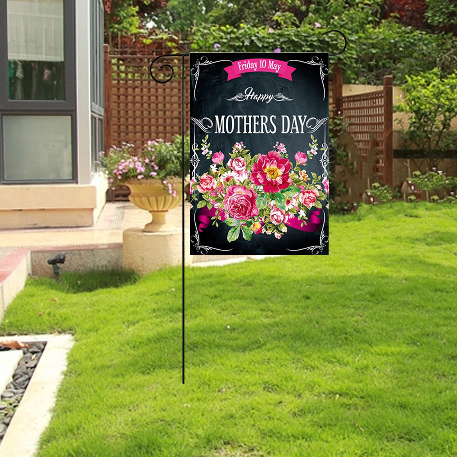 

С Днем матери садовый флаг двусторонний баннер украшение открытый вертикальный на юбилей Style A