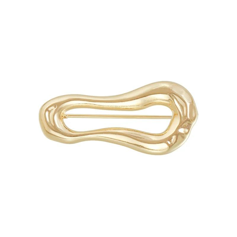 

New Simple Irregular Brooches Exquisite Heart Waist Cinch Pins for Women Men Vintage Casual Versatile Fixed Clothing Accessories