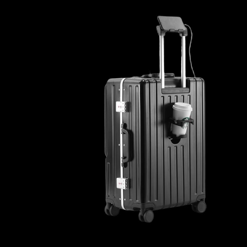 Front-Opening ABS Hardside Luggage with Spinner Wheels