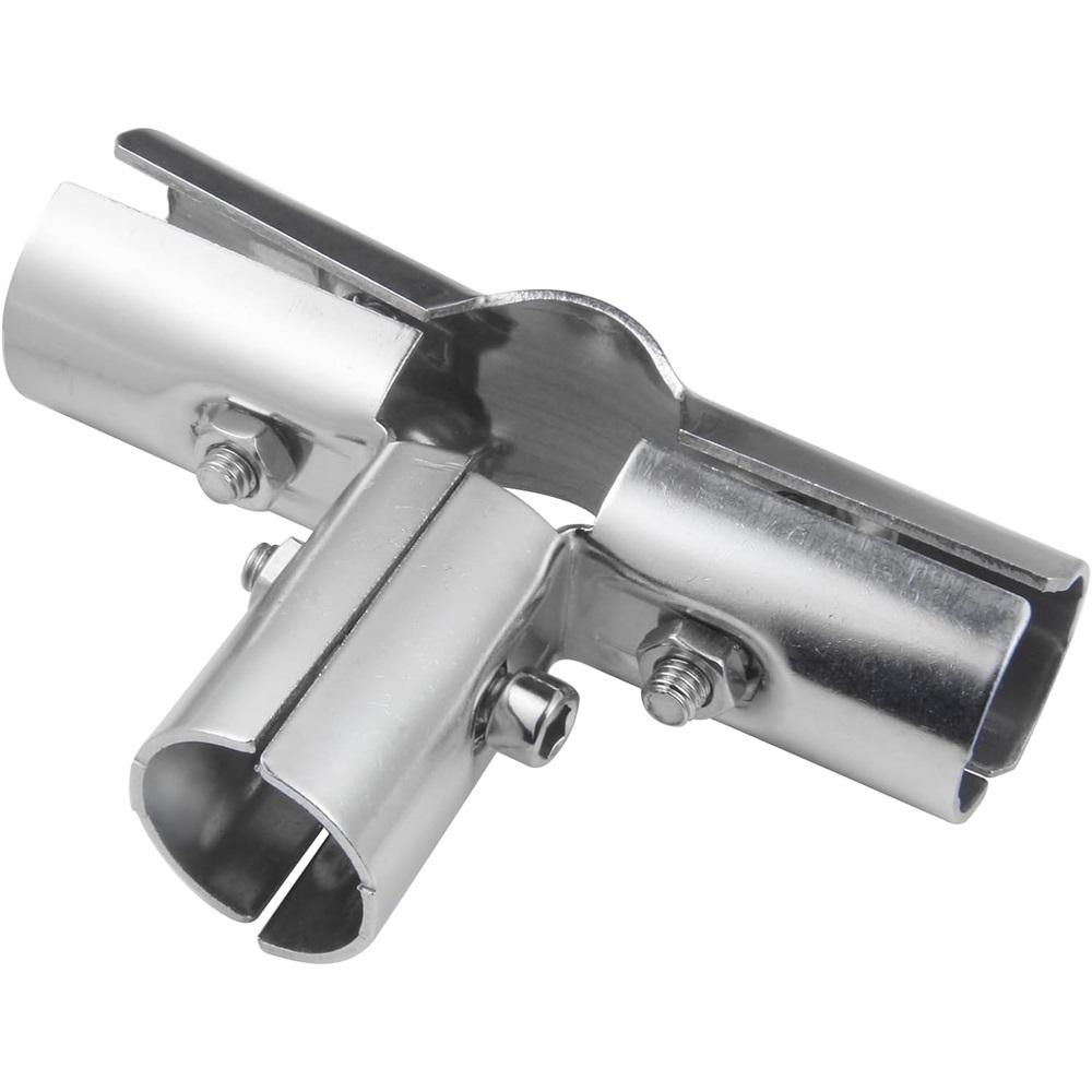 6 Sets Of T Clamps,Stainless Steel, Silver, Pipe Clamps, 1" OD, 25MM