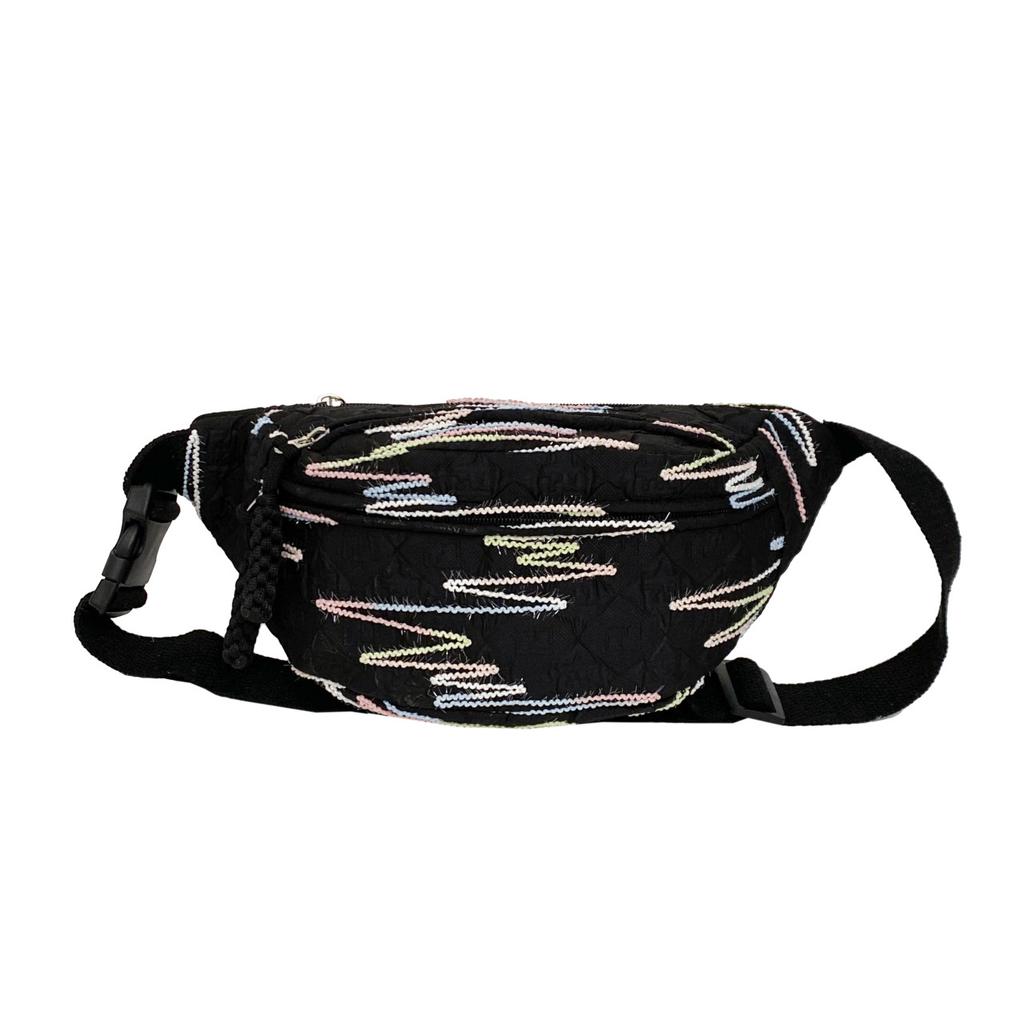 High-looking Girl's Breast Bag for Women Korean Style Ins Style Niche Design Tassel Crossbody Bag Casual Versatile Waist Bag