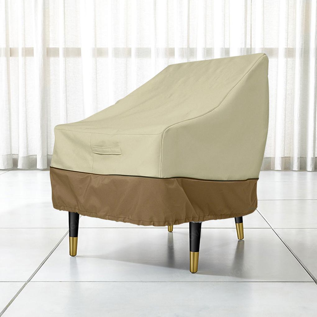 Outdoor Chair Cover Furniture Rattan Dustproof Covers Bench Adjustable Drawstring Protector Organizer Outdoor Patio Accessories