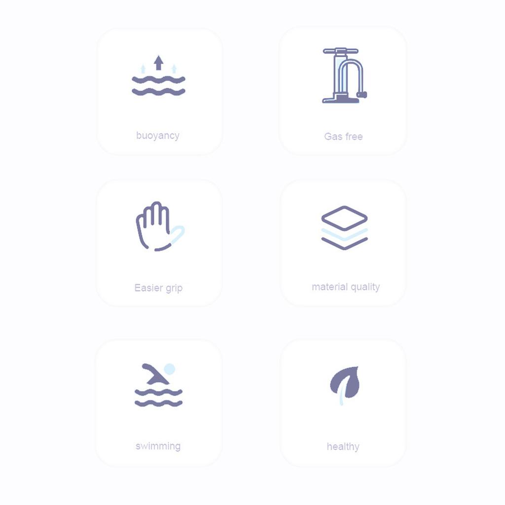 Swimming Kickboard U Shape Low Resistance Swim Float Board Thickened EVA Foam Swimming Training Aid Float