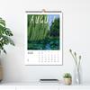 1pc Scenic Wall Calendar - Cartoon Landscape Theme, 12 Different Designs, Suitable for Art Enthusiasts & Birthday Gifting