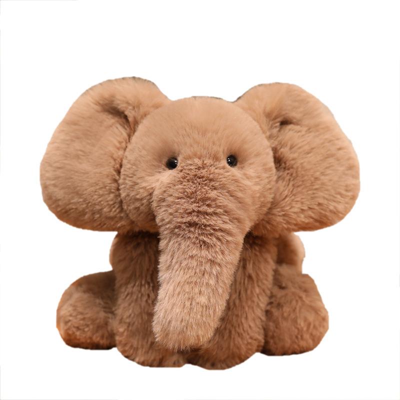 40-60cm Kawaii Soft Elephant Plush Toy Soft Comfortable Sleep Companion Doll Bedside Ornament Bedroom Sofa Hug Pillow Gifts