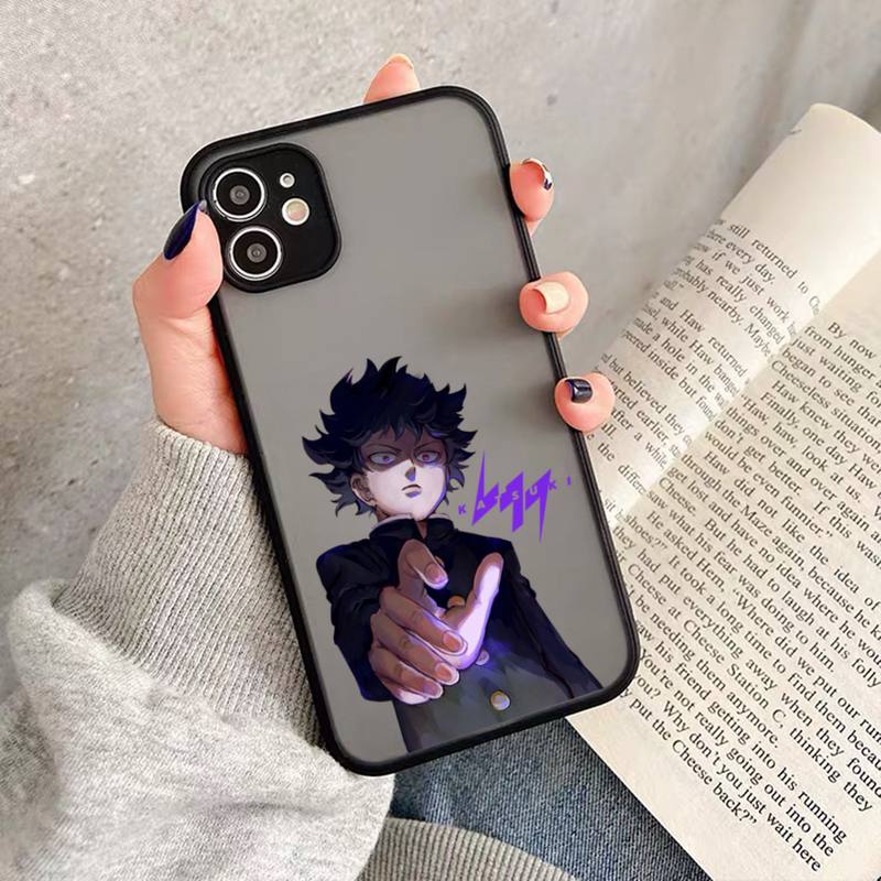

Mob Psycho 100 чехол для телефона матовый прозрачный для iphone 7 8 11 12 13 plus mini x xs xr pro max чехол iPhone x