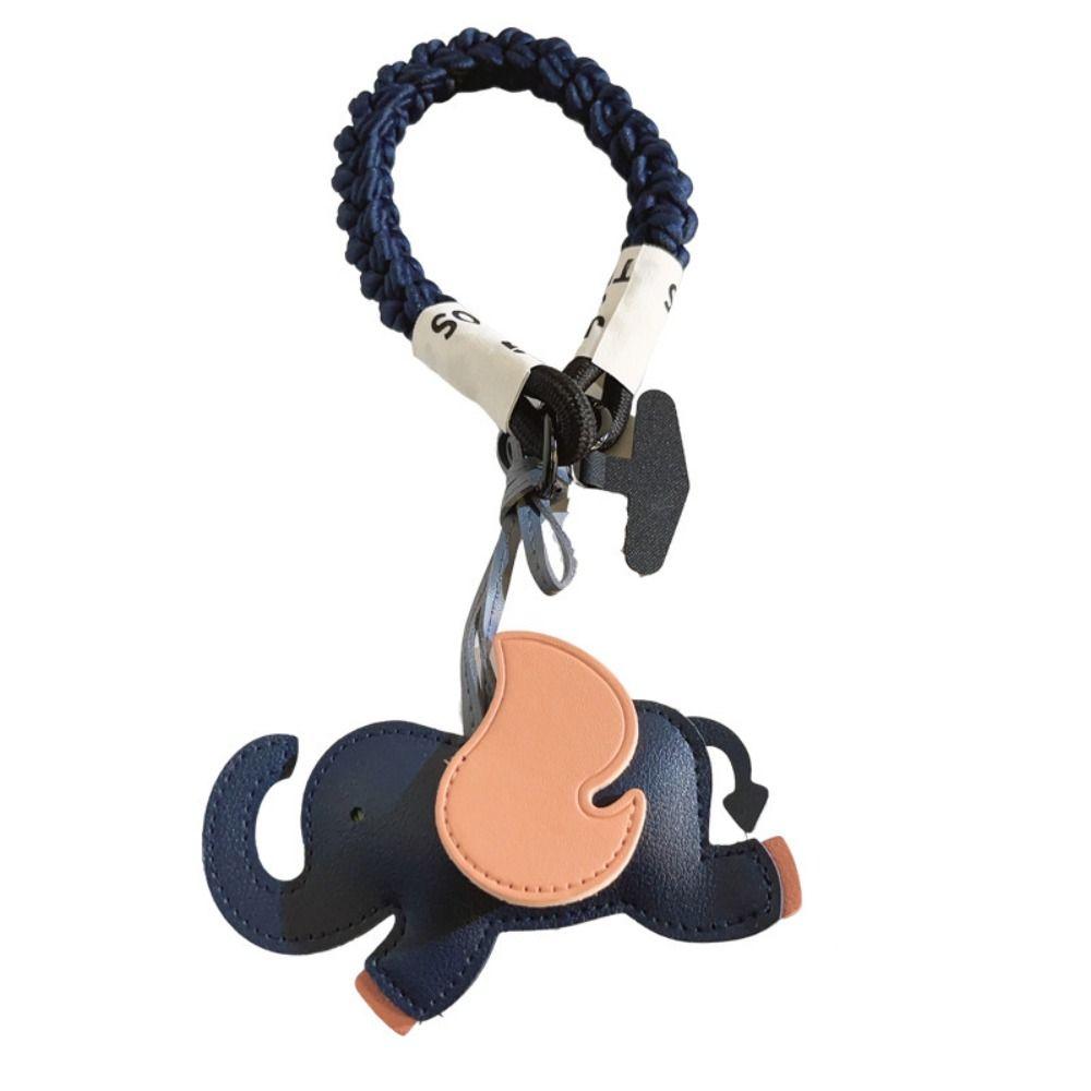 Flying Wings Elephant Keychain Animal Pendant Bag Charm Trendy Key Chain Holder  Car Accessories