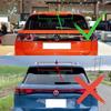 Lip zadního spoileru auta Pro Volkswagen Tiguan MK3 R-Line Evropská verze 2025 2025 Střešní křídlo Rozšíření Kryt Dělič Lišta Bodykit