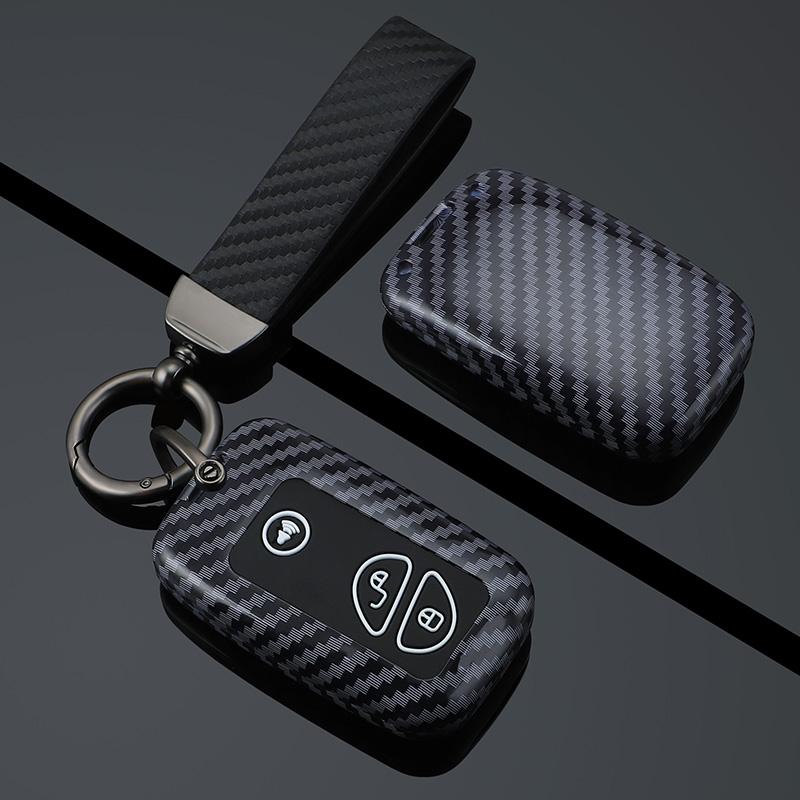 3 4 Buttons Carbon Style Abs Car Key Case Cover Fob For Lexus Gs430 Es350 Gs350 Lx570 Is350 Rx350 Is250 Protecter Accessories
