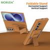 For Samsung Galaxy Z Fold 8 Ultra 7 6 5 Foldable Card Slot Stand Holder Leather Case Hinge Anti-drop Shockproof PC Cover