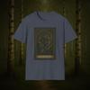 Fenrir Norse Tarot Men T Shirt Viking Mythology Tee Runes Ravens Pagan Wolf Spirit Graphic Cotton Shirts