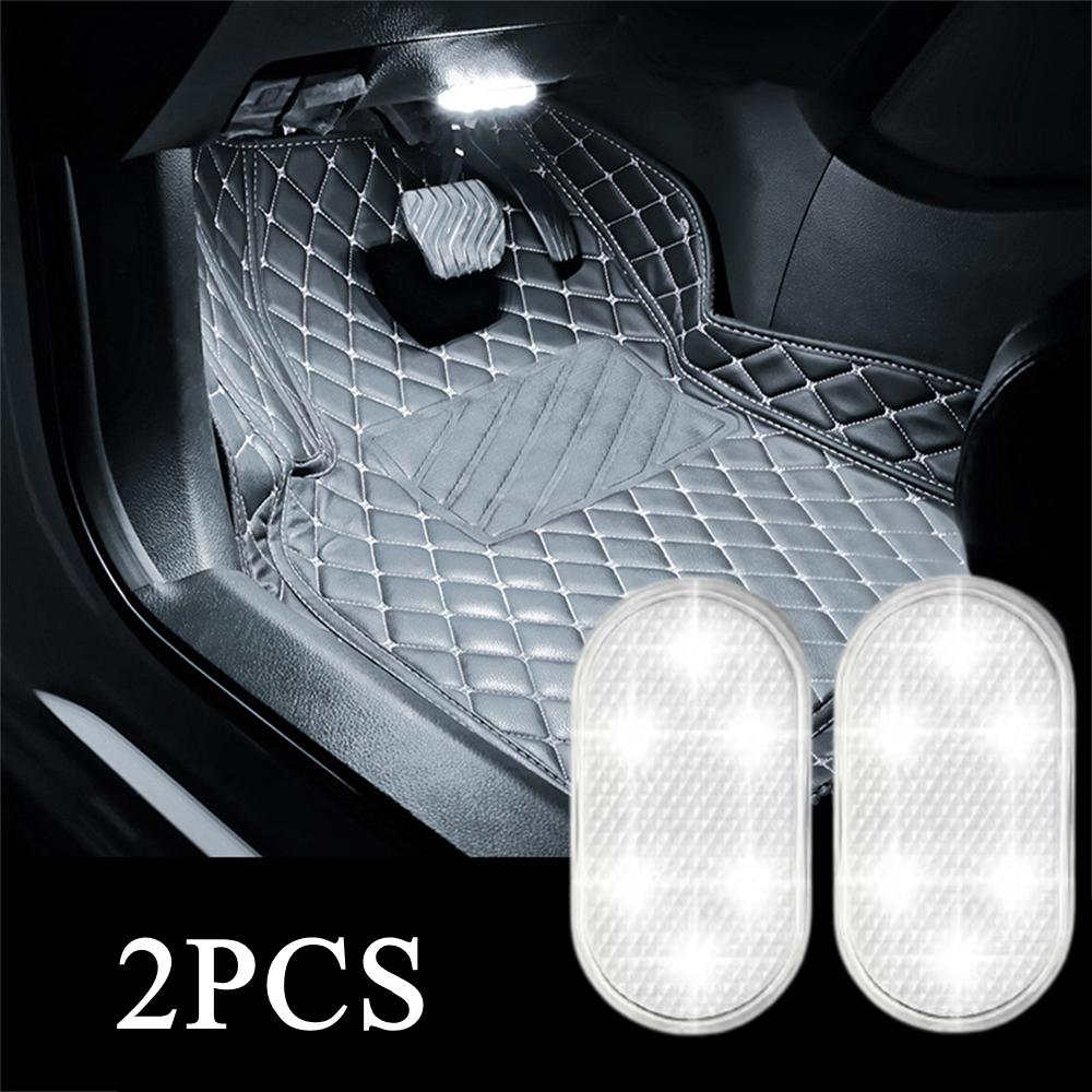 2PCS Magnet Light Indoor Car LED Ceiling Lamp Interior Touch LED Lighting Ceiling Light Car Roof Drop Lights Car Interior Lights