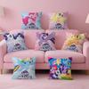 Maple Design Cushion Cover Happy Autumn Harvest Decor Holiday Decorati Pillow Cover Cartoon My L-Little P-Pony Pink