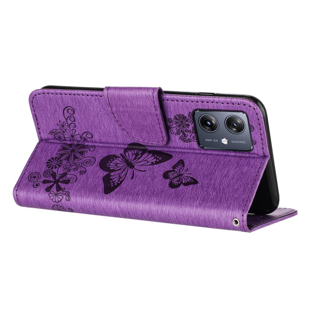 For Samsung Galaxy A06 4G Case Butterflies Flower Leather Wallet Flip Phone Cover