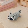 DYS 3D Printed Raccoon Figurine Decoration with Movable Joints, Cute Articulated Animal Desktop Ornament, Stress Relief Toy for Home Office