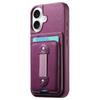 Anti-Slip Phone Case with Elastic Wrist Strap & Card Holder - Shockproof TPU Bumper + Textured PU Leather Back Cover, Wallet Case for iPhone/Samsung