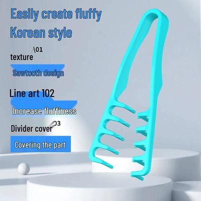 Fluffy Texture Styling Comb for Root Lift and Hairline Coverage for All Genders