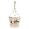 New Summer Kids Flower Caps Bag Girl Sandy Beach Hat Baby Coin Cute Weave Straw Purse Children's Messenger Backpack