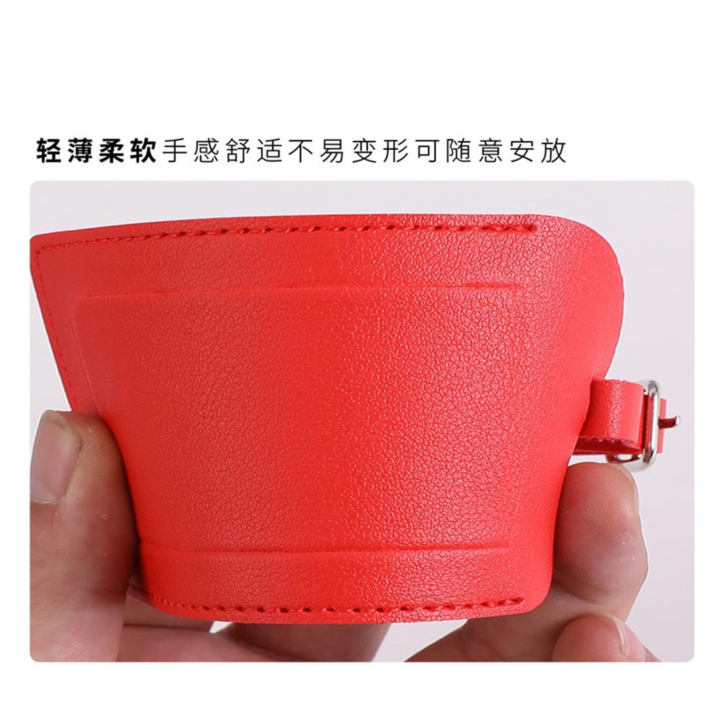 Thickened PU Leather Luggage Tag with Flip Cover Durable Identification Tag for Travel Suitcase Bags and Backpacks