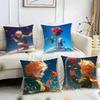 L-Little P-Prince Anime Cushion Cover Reversible Plush Pillow Cover – For Car, Sofa, Bedroom, Perfect As a Gift.