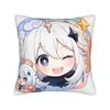 Anime Game G-Genshin Impact Pillow Cover Novelty Pillow Case For Living Room Chair Soft Pillowcases Gift