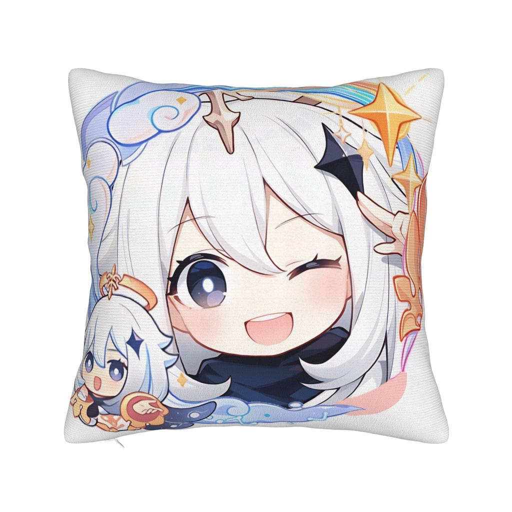Anime Game G-Genshin Impact Pillow Cover Novelty Pillow Case For Living Room Chair Soft Pillowcases Gift