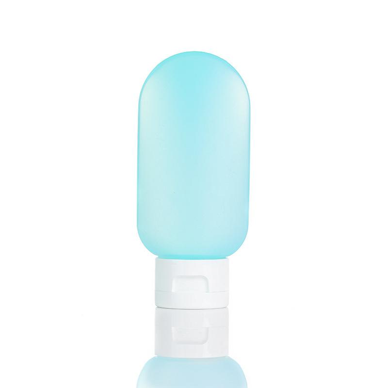 

Портативная дорожная бутылка для шампуня и геля для душа, экструдированная пластиковая бутылка для лосьона, дорожная маленькая бутылка Translucent green -60ml