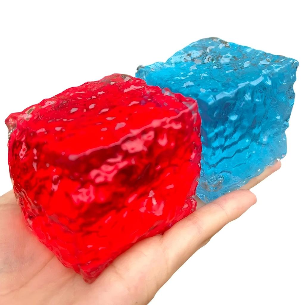 Squishy Eis Haut Maltose Fidget Spielzeug Glänzendes Quadrat Stressabbau Quetschspielzeug Weicher Würfel Langsam Rückprallendes Spielzeug Für Freund Festival Geschenke
