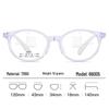 Ultra-Light Children's Blue Light Blocking Silicone Glasses for Teens
