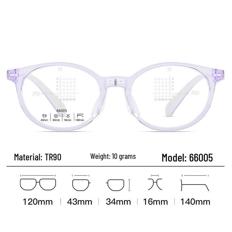 Ultra-Light Children's Blue Light Blocking Silicone Glasses for Teens