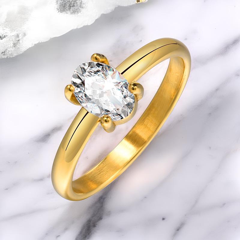 

Minimalist Geometric Thin Strip White Zircon Rings for Women,Gold Plated Wedding Statement Rings,Stainless Steel Jewelry Gift 6