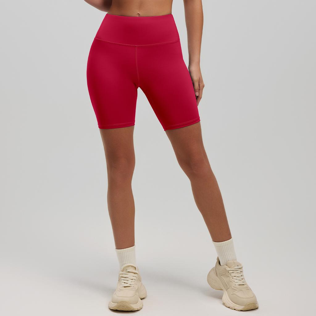 Women's athletic and fitness shorts, peach-shaped five-point pants, high-waisted elastic leggings for lifting buttocks, suitable for yoga.