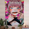 Kawaii Nazuna Nanakusa Tapestry Bedroom Cute Anime Call of Night Modern Young People Style Dorm Theme Room Decor
